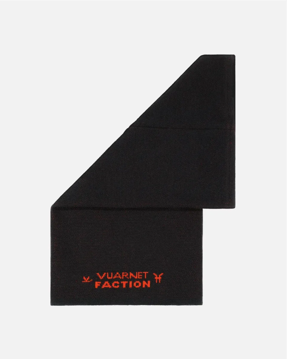Vuarnet x Faction scaldacollo lana merino nero jacquard