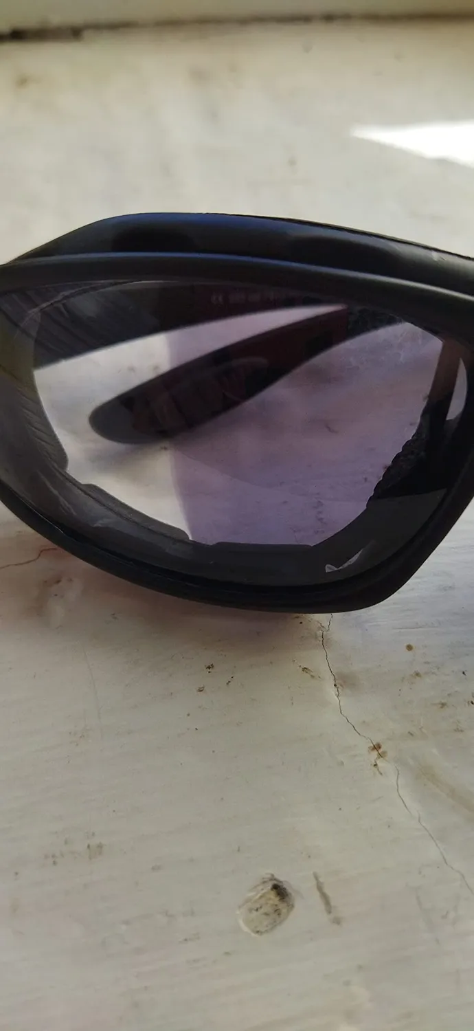 Bertoni 1949 333 occhiali moto fotocromatici polarizzati nero