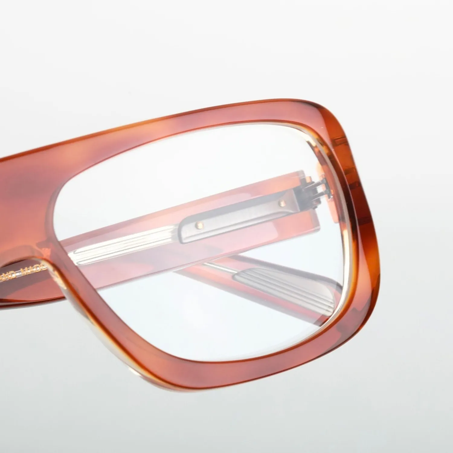 Steve McQueen Chase montatura da vista dentelle havana acetato