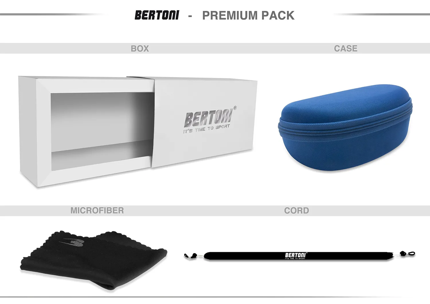 Bertoni F180A occhiali ciclismo fotocromatici 19g