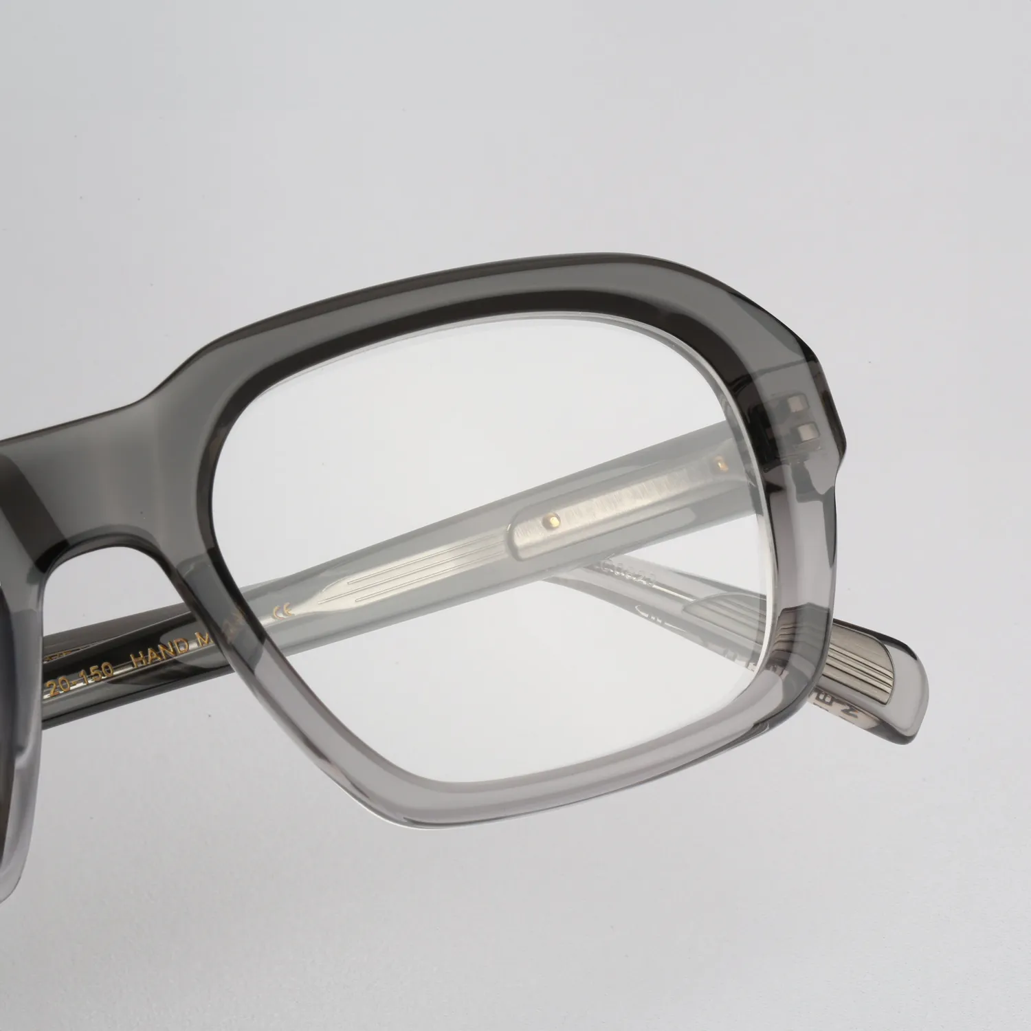 Steve McQueen Iconic Bankable montatura oversize champagne