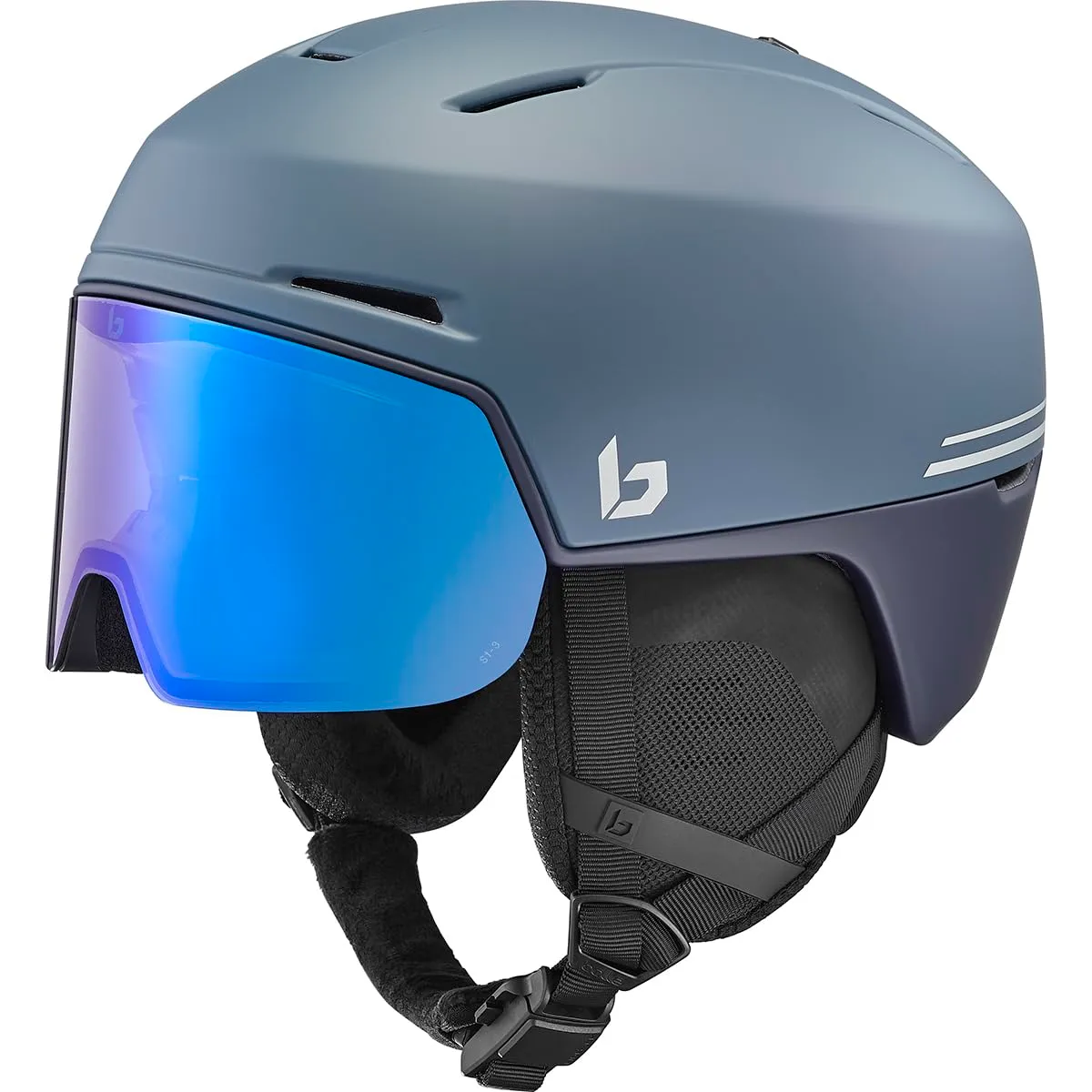 Bollé X-Fusion casco sci M Blu visiera fotocromatica Cat 1-3