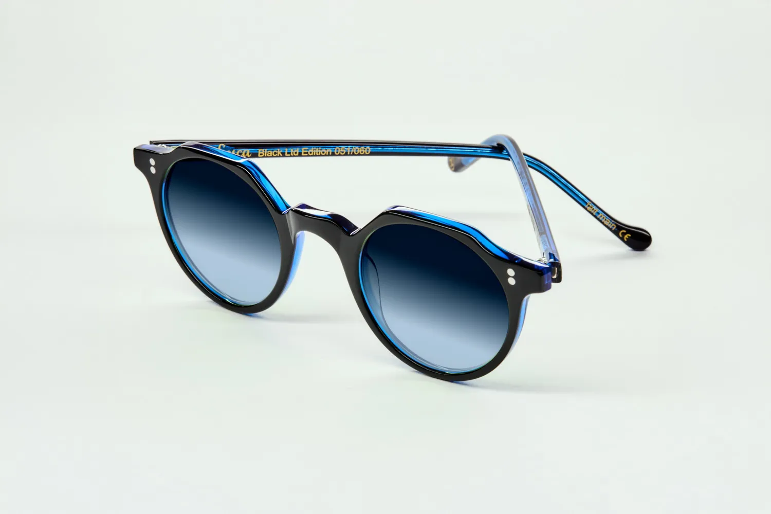 Lesca Black Edition Heri occhiali da vista Noir Bleu acetato