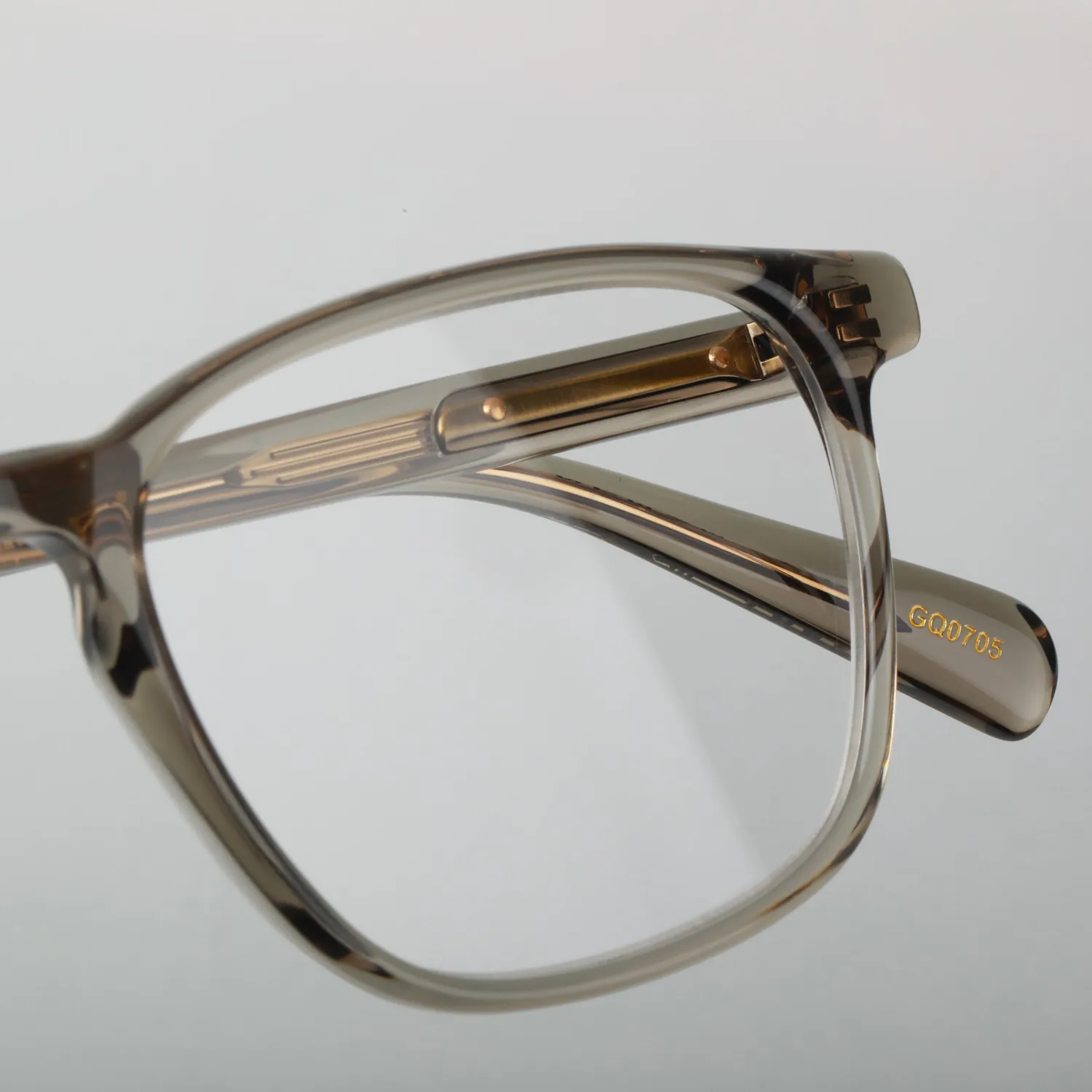 Steve McQueen Classic Texas occhiali da vista jaspe yellow khaki sottile