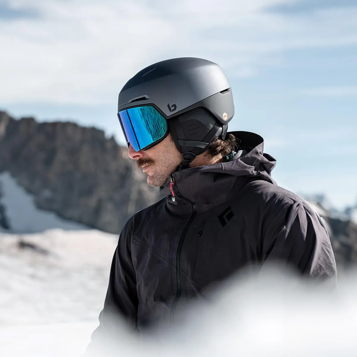 Bollé X-Fusion Mips casco sci visiera M grigio