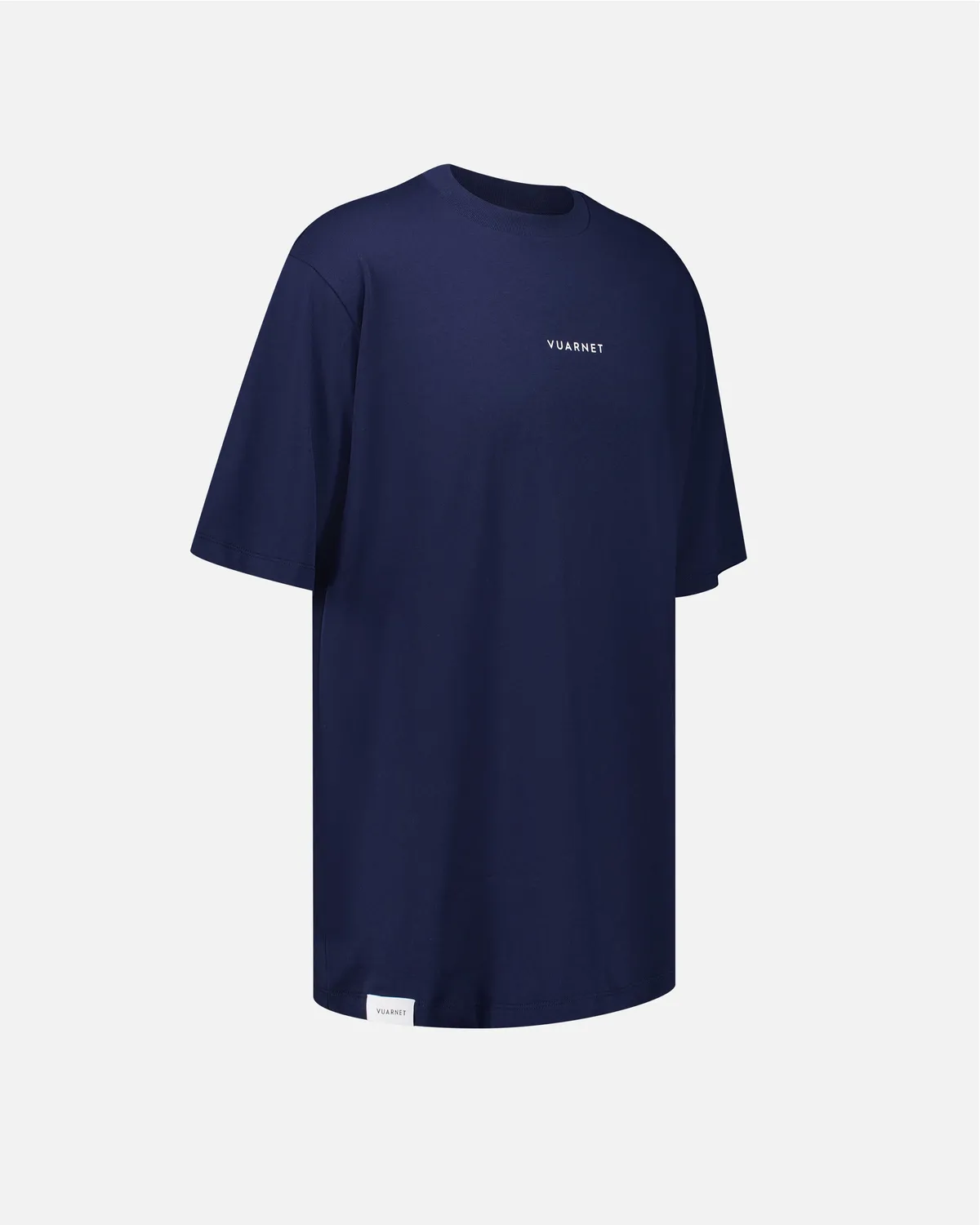 Vuarnet T-Shirt Oversize Uomo Sciatore Blu Cotone Bio