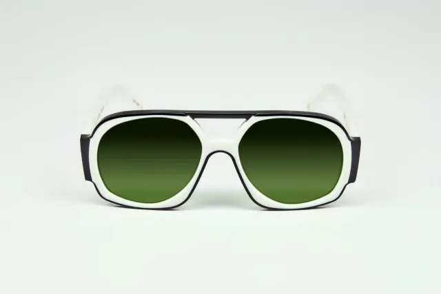 Lesca Tupac Black & White montatura da vista acetato