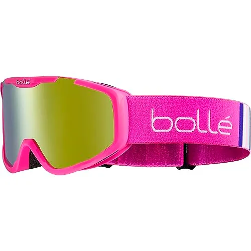 Bollé Rocket Plus maschera sci junior rosa Cat.3