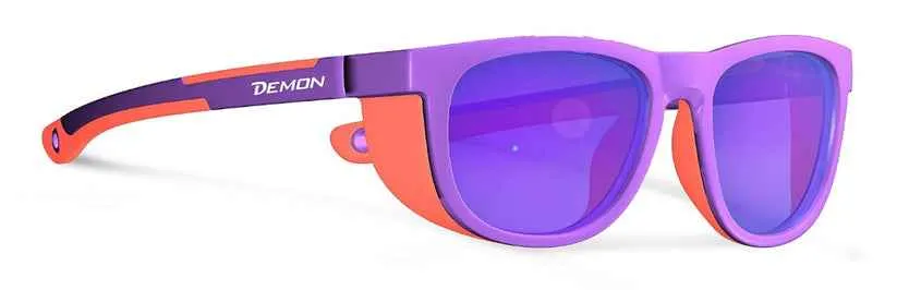 Demon Rock occhiali sole bimbo 6-11 anni rosso
