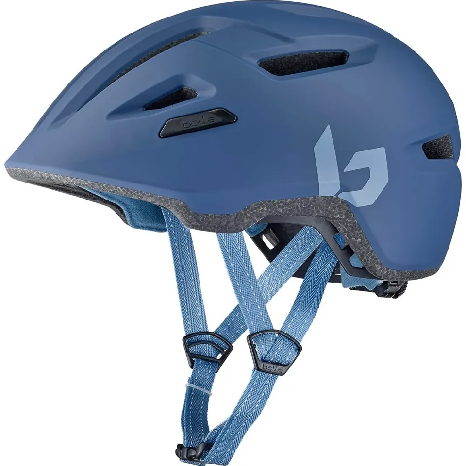 Bollé Stance Pure casco bici città blu con luce LED