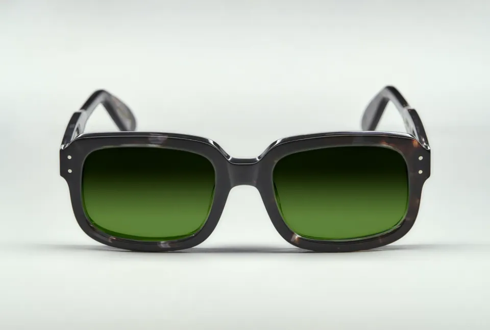 Lesca Collection Dude occhiale grigio acetato