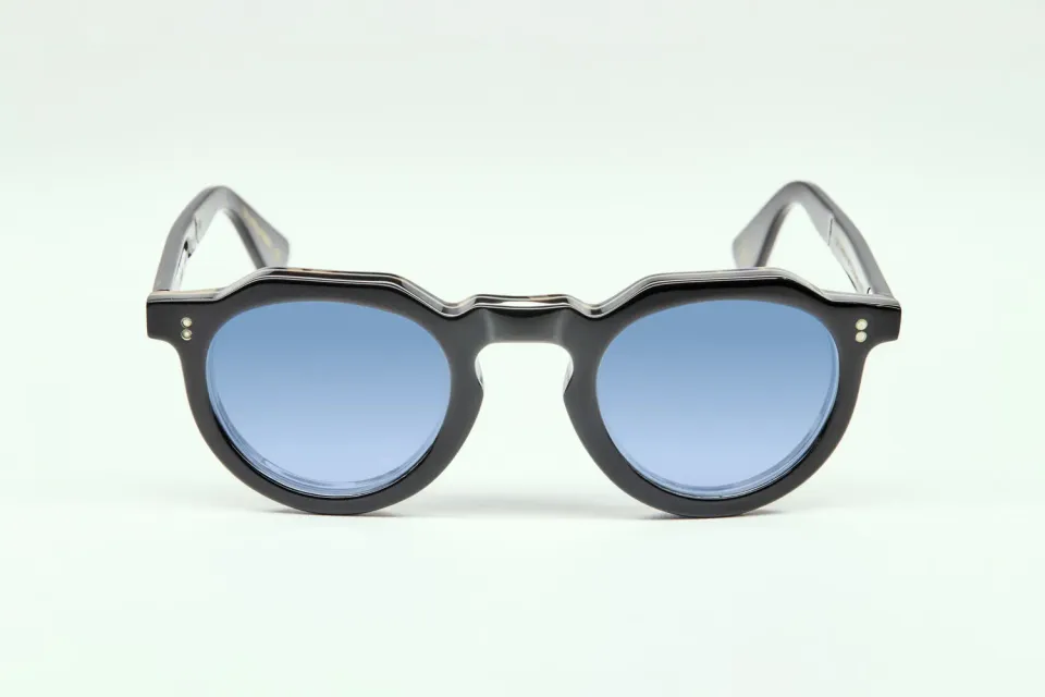 Lesca Collab Crown occhiali noir écaille foncé upcycling