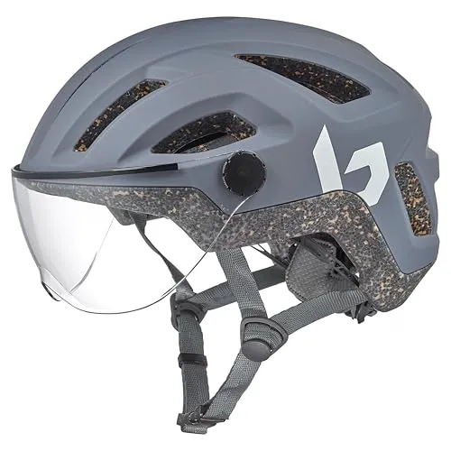 Bollé React Visor casco bici con visiera grigio S
