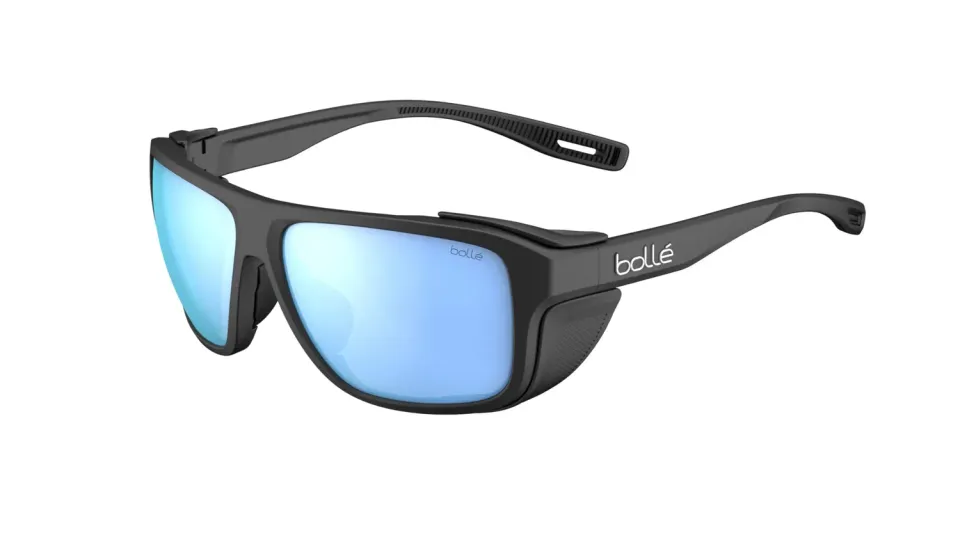 Bollé Pathfinder occhiali da sole nero Sky Blue Polarized M