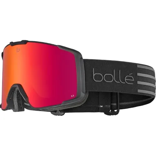 Bollé Cerro maschera sci nero magical red taglia M