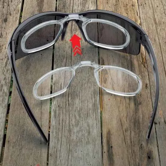 Demon Fusion occhiale sportivo vista con clip ottica nero