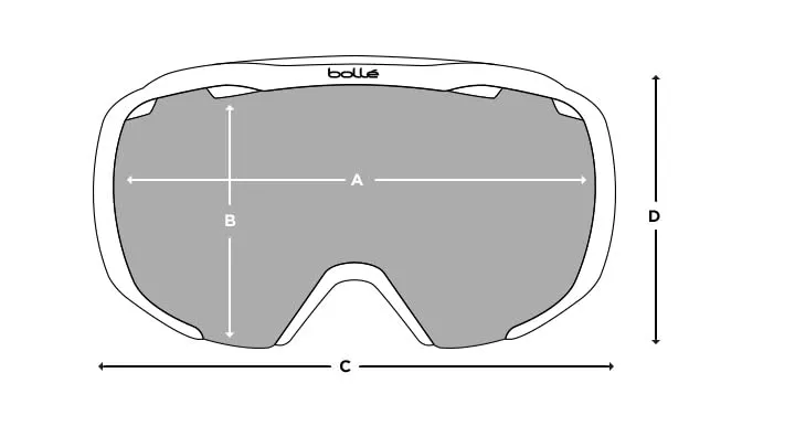 Bollé Royal White Matte maschera sci oro rosa Cat.2