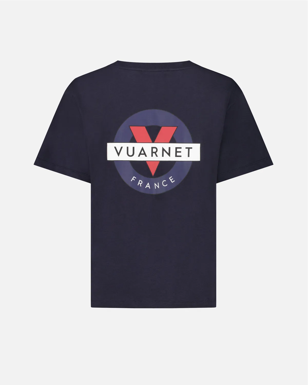 Vuarnet Stamp Logo t-shirt blu navy cotone