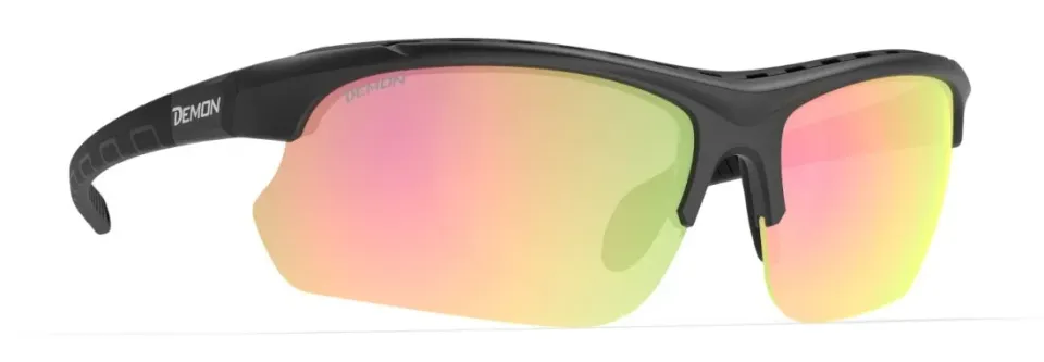 Demon Infinite Optic 2 occhiali running Matt Black specchiati