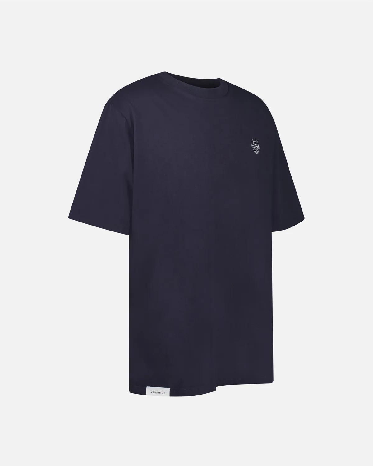 Vuarnet Logo T-shirt maglietta uomo blu navy cotone