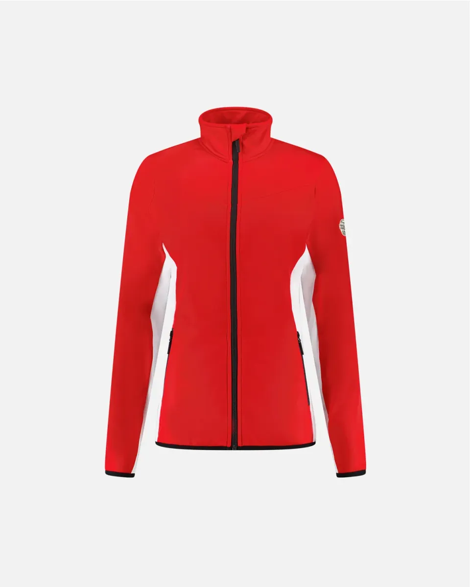 Vuarnet Husky Pile Donna Rosso Bianco traspirante