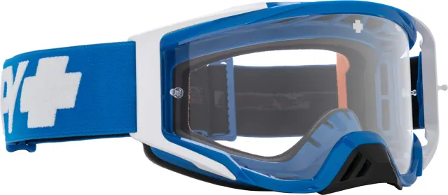 Spy Foundation maschera motocross blu lente clear