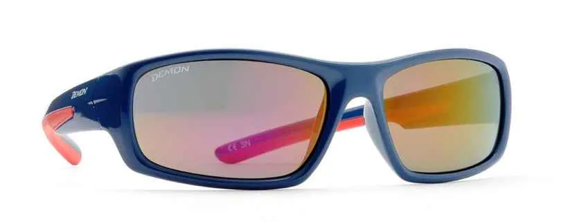 Demon Kid 6 occhiali bambino Blu specchiati 6-10 anni