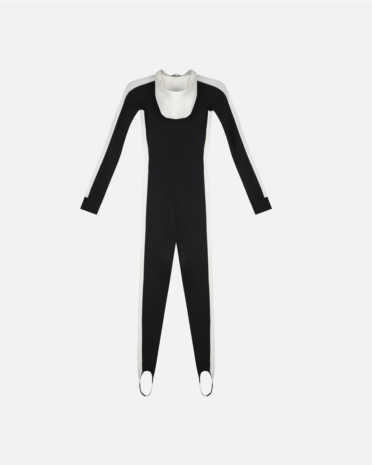Vuarnet Nemi Skidoveall tuta da sci nero bianco elasticizzata