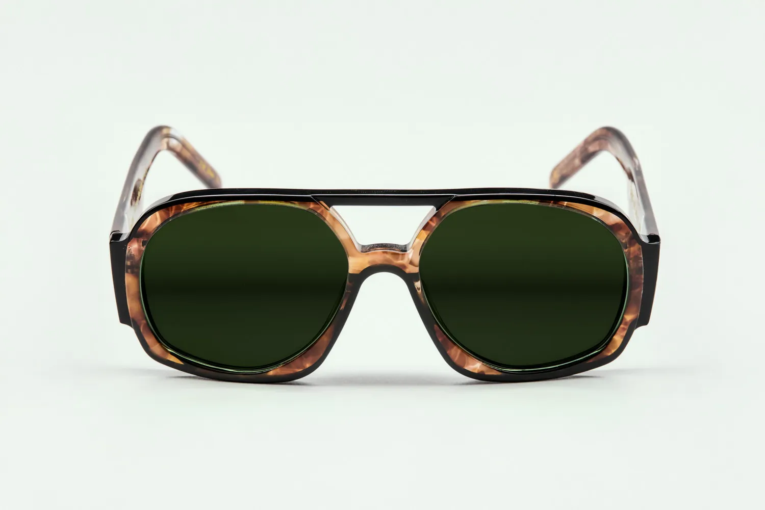 Lesca 60ème Anniversaire Tupac occhiali Marbre Noir acetato