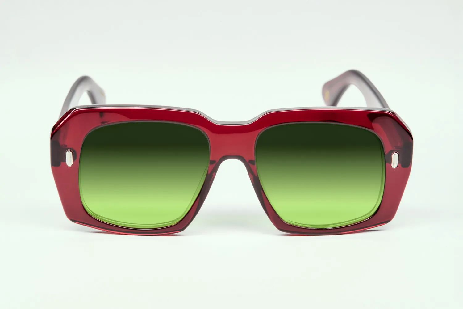 Lesca Bird Rouge Vermillon occhiali rossi sole