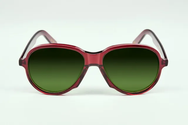 Lesca La Collection Moto montatura da vista rosso acetato