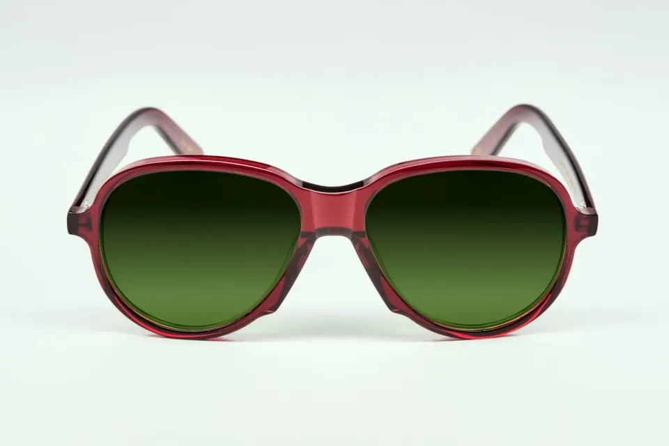 Lesca La Collection Moto montatura da vista rosso acetato