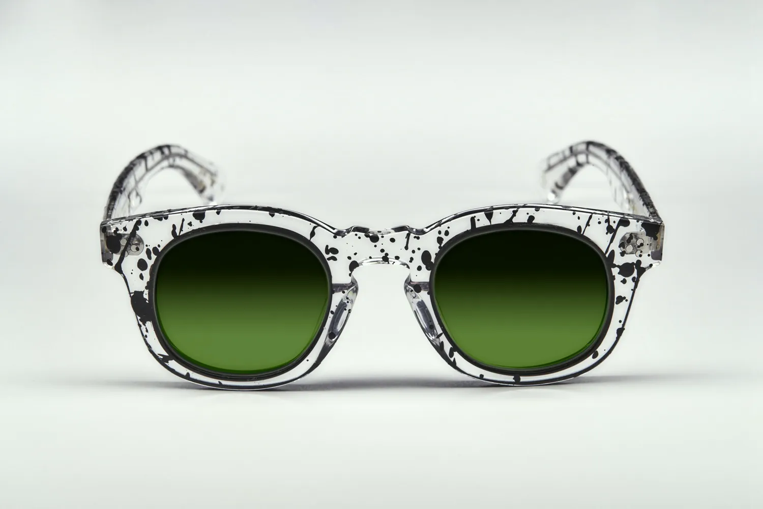 Lesca Collab Card montatura da vista crystal black acetato