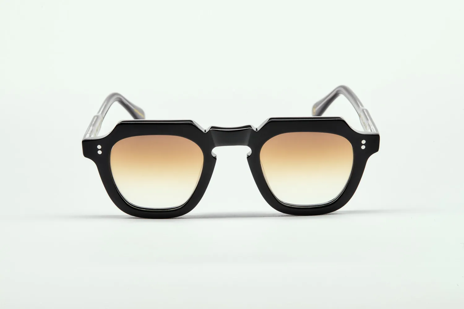 Lesca Upcycling Adok montatura Noir acetato