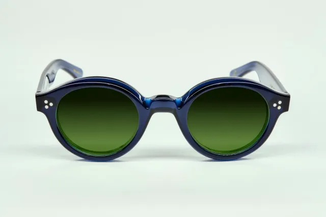 Lesca Corbs Bleu Nuit occhiali blu acetato