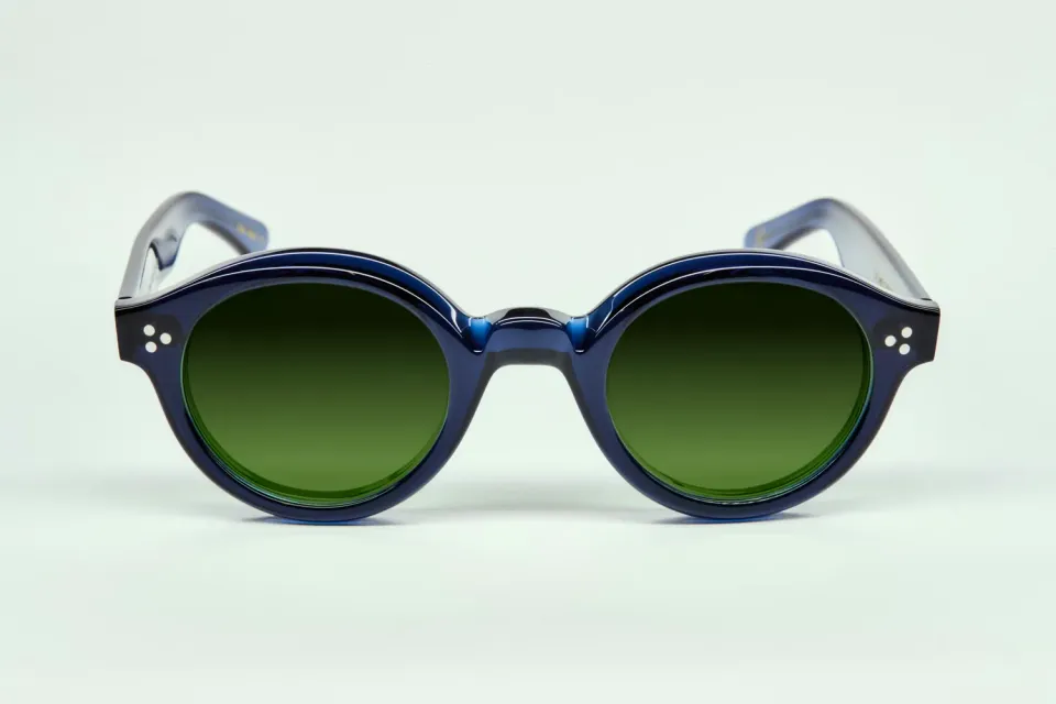 Lesca Corbs Bleu Nuit occhiali blu acetato