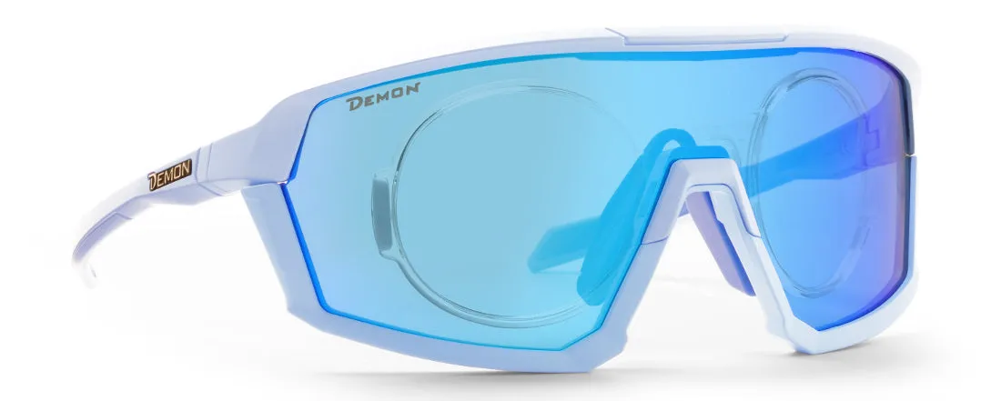 Demon Gravel occhiali sportivi vista Magenta con clip ottica