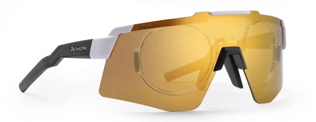 Demon Liegi Optical Clip occhiali sportivi bianco viola