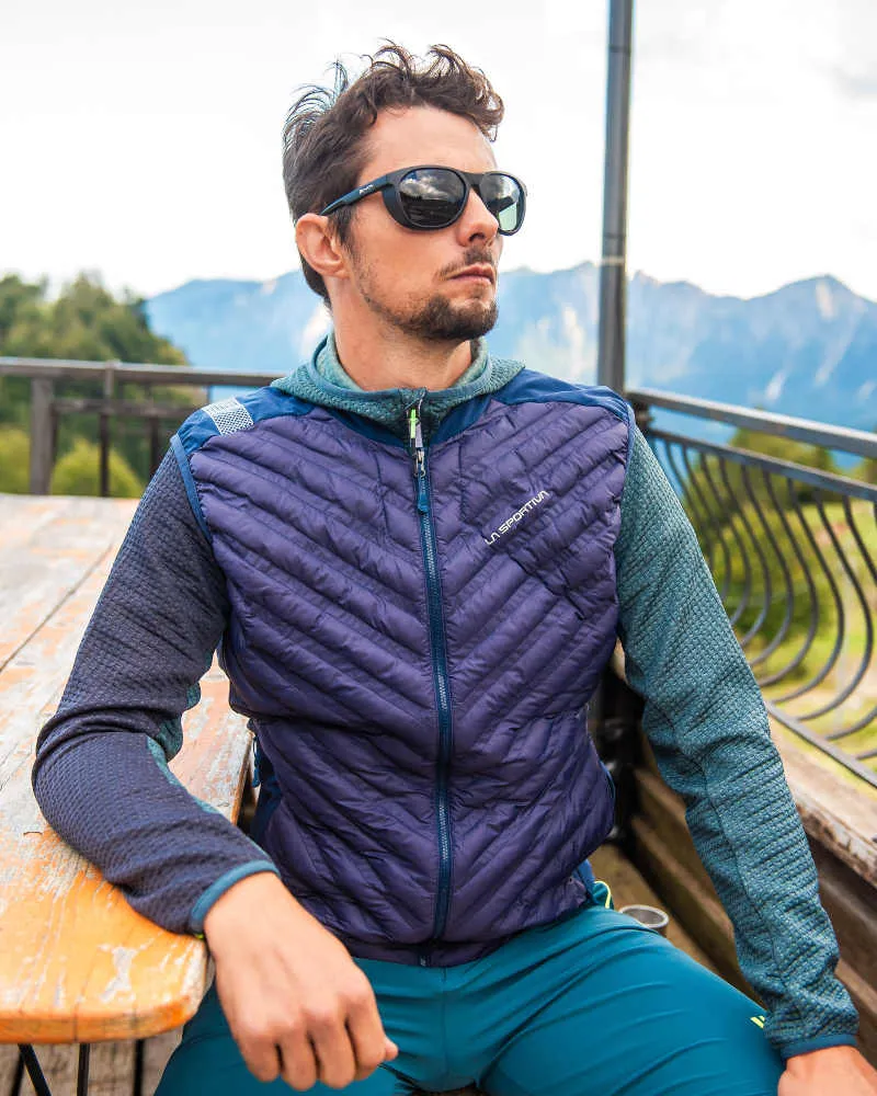 Demon Style+ occhiali da sole Matt Black Blue polarizzati
