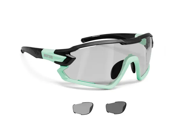 Bertoni Quasar occhiali ciclismo fotocromatici polarizzati