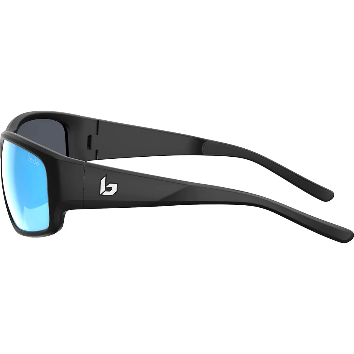 Bollé Sfinx Black Matte occhiali da sole Sky Blue Polarized