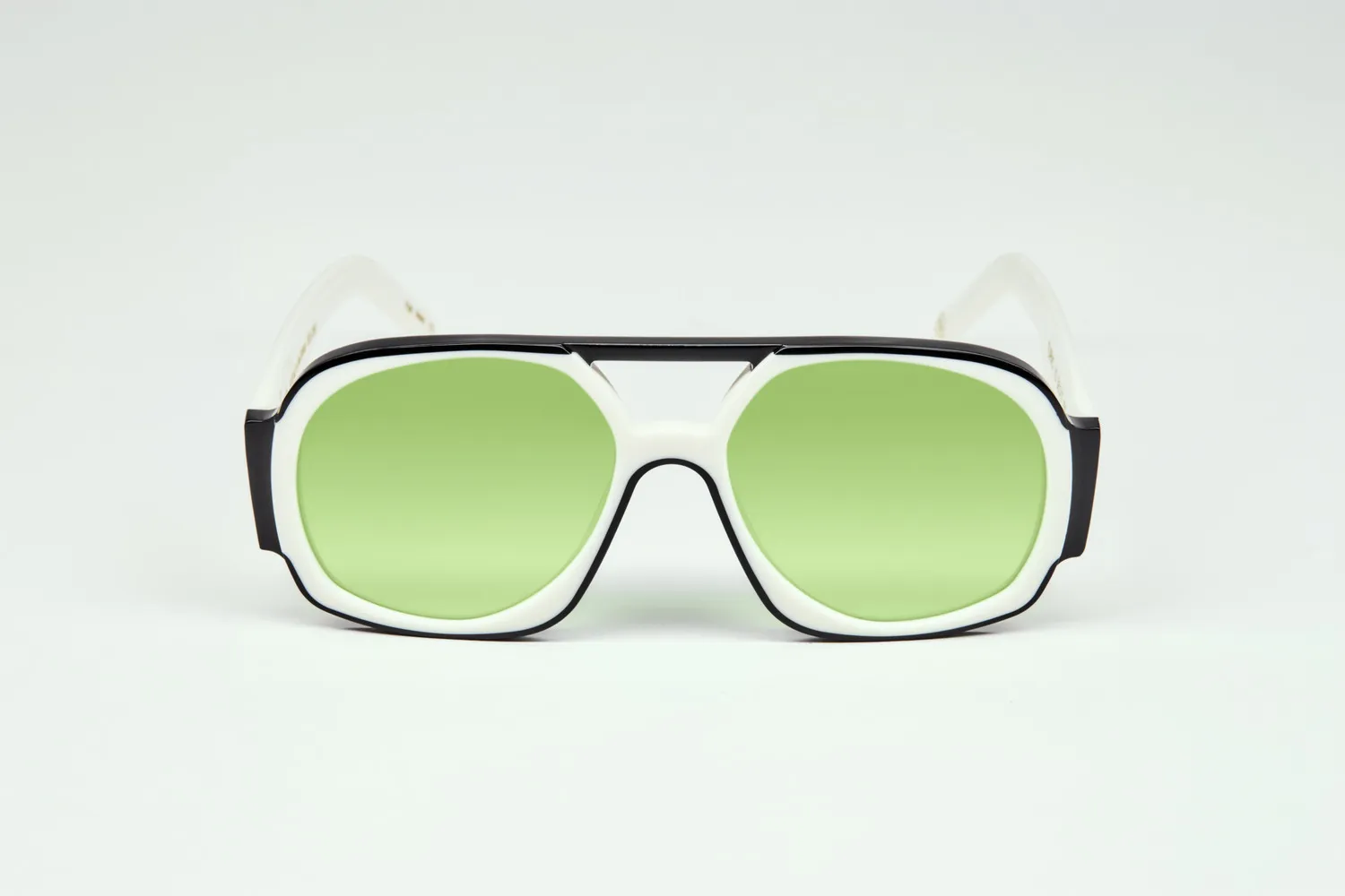 Lesca Tupac Black & White montatura da vista acetato