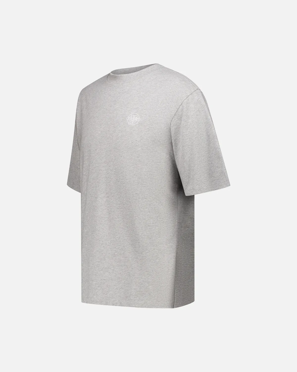 Vuarnet T-shirt uomo grigia cotone bio logo schiena
