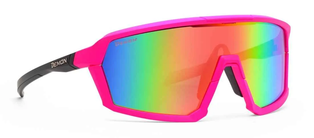 Demon Gravel occhiale montagna cat.3 Matt Black Purple