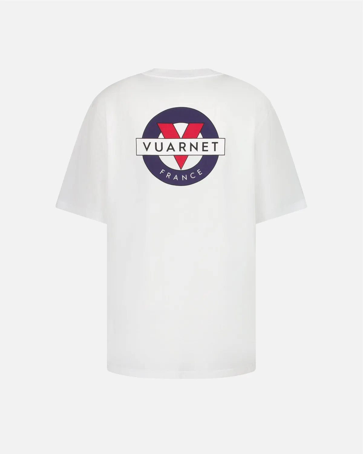 Vuarnet Stamp Logo t-shirt uomo bianca cotone leggero