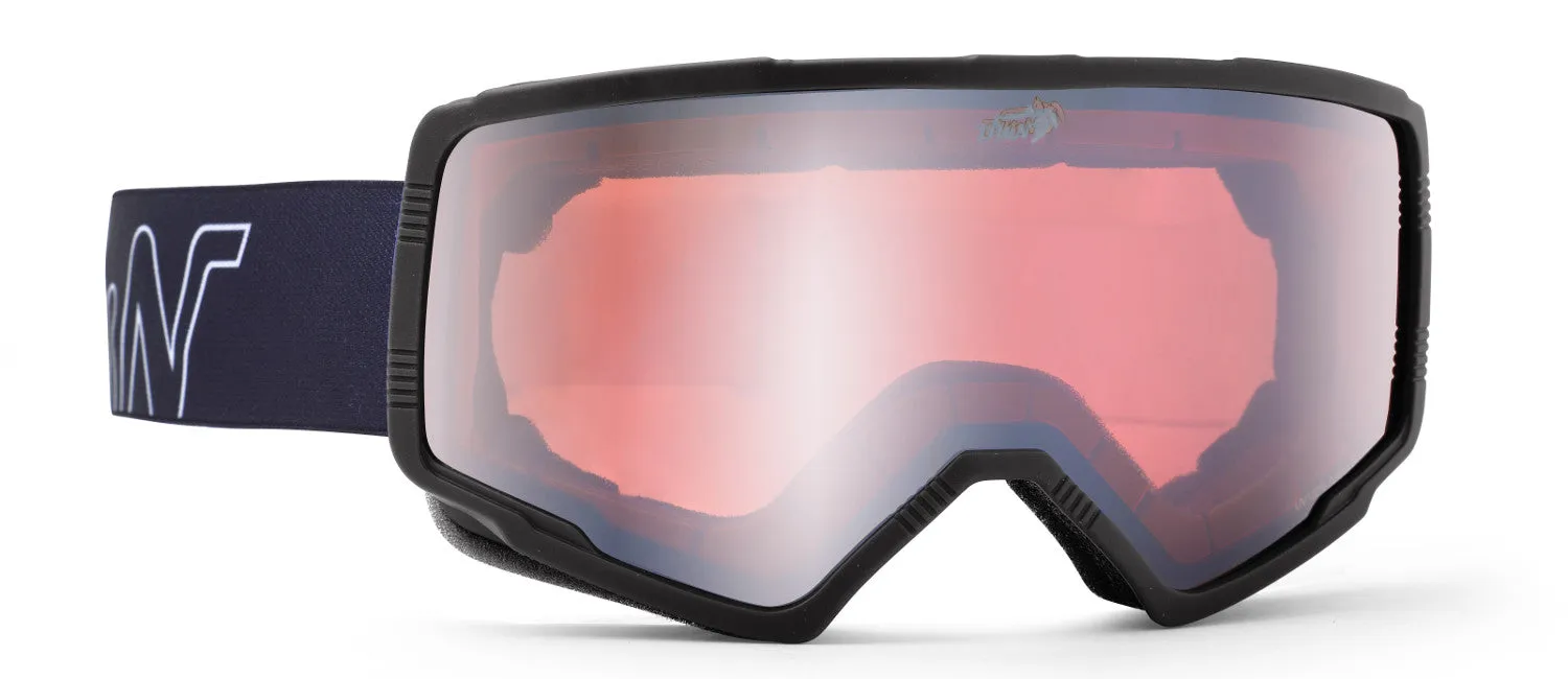 Demon Frost maschera sci blu doppia lente antiappannante