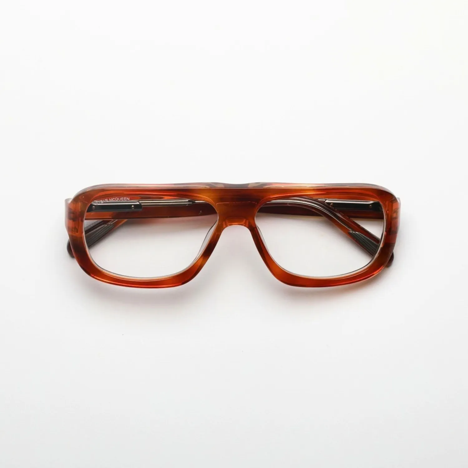 Steve McQueen Chase montatura da vista dentelle havana acetato
