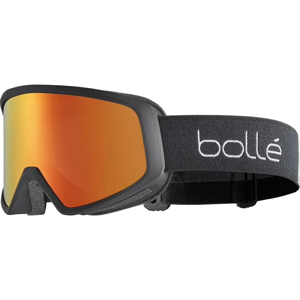 Bollé Bedrock Plus maschera sci nera OTG