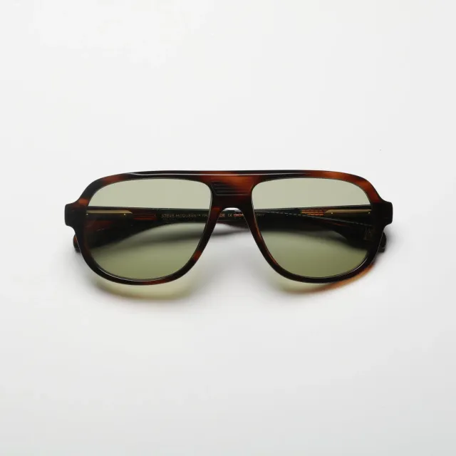 Steve McQueen Iconic Grand Racing occhiale sole nero