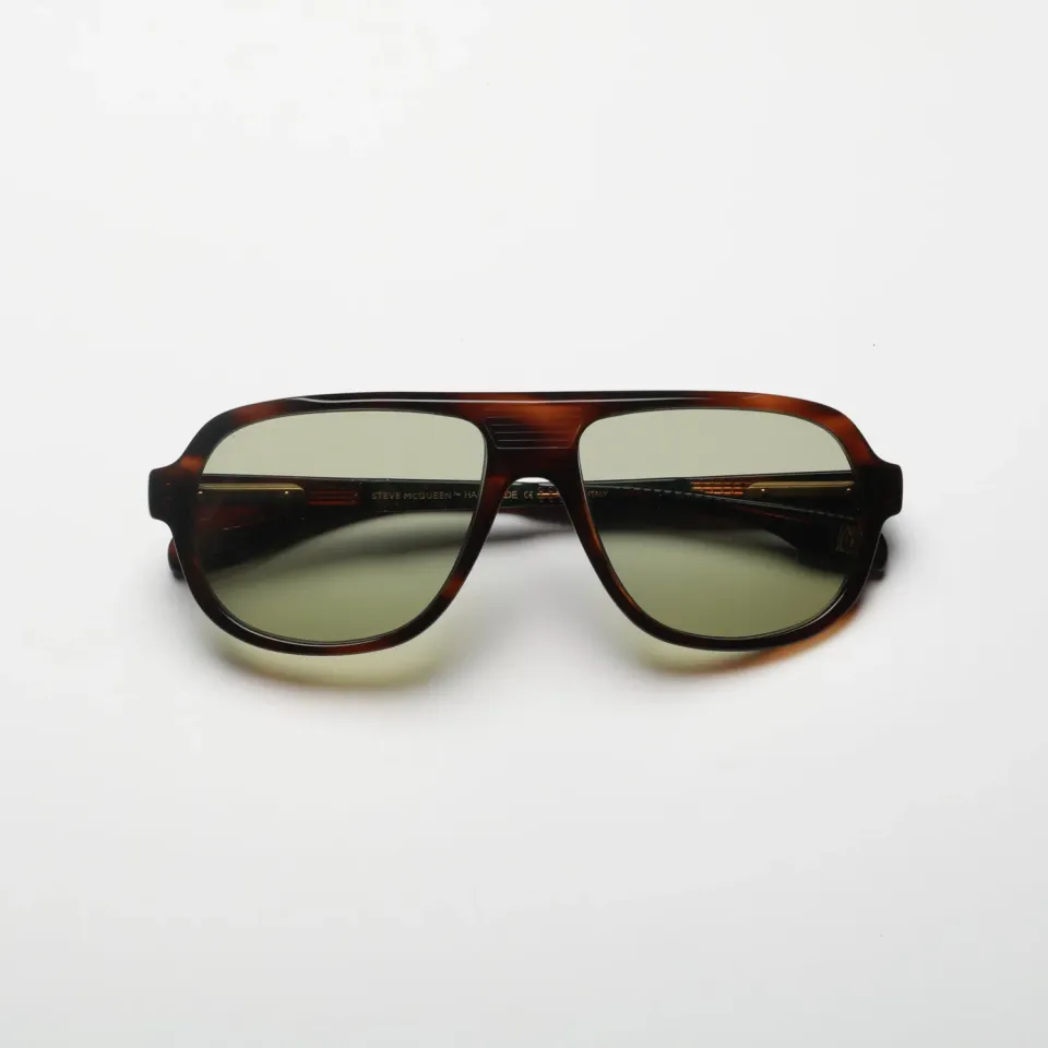 Steve McQueen Iconic Grand Racing occhiale sole nero